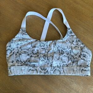 Like New Soul Cycle Snakeprint Sports Bra Size M